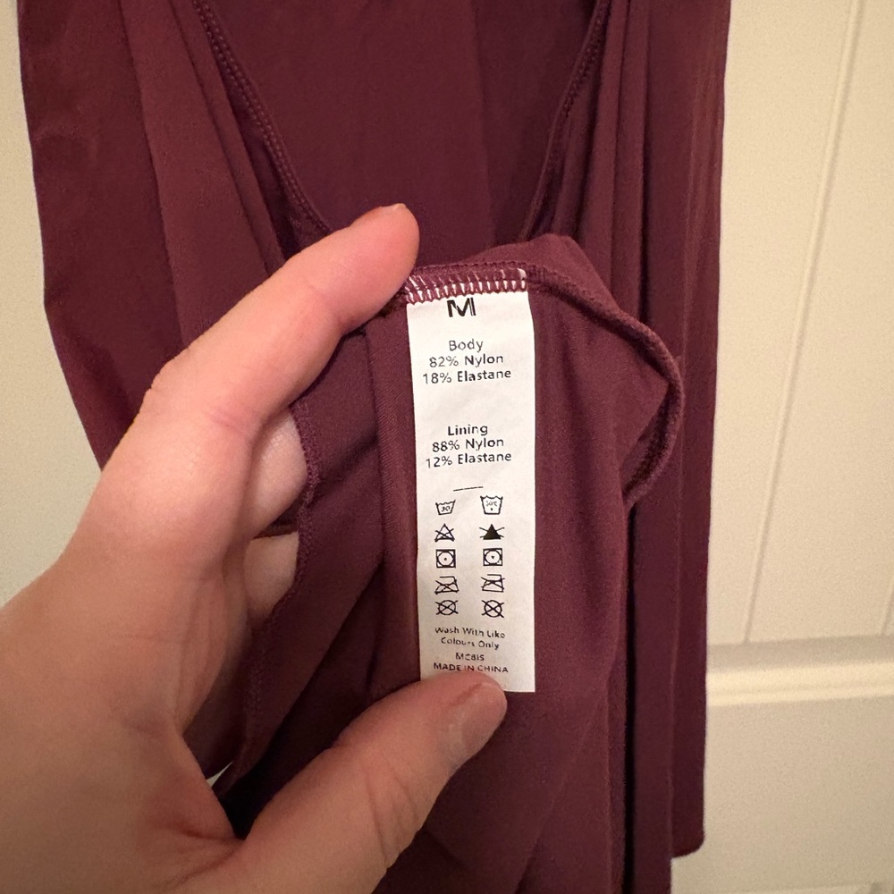 Halara Burgundy Athletic Dress - Picture 6 of 6